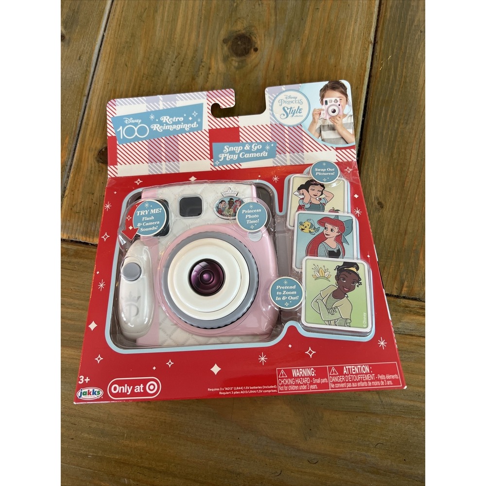 Disney 100 Princess Retro Reimagined Snap N Go Play Camera Target‎ Exclusive NEW